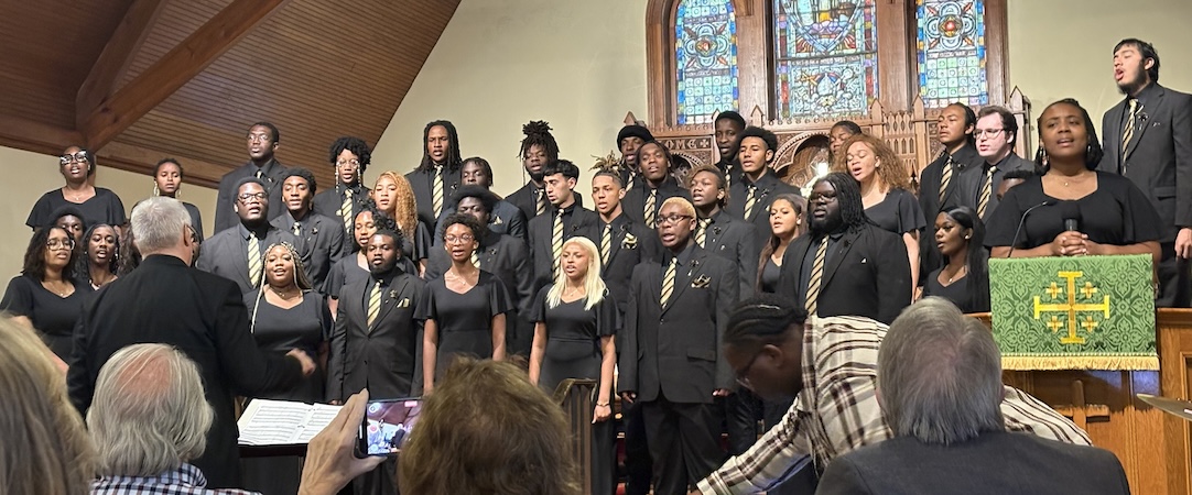The Alabama State University Choir performs at a Kaleidoscope Concert in November, 2025.